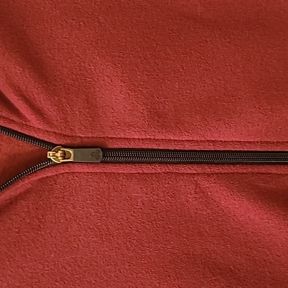 TEK GEAR BOYS ZIPPERED BURGUNDY HOODIE SIZE XL - Picture 6 of 9